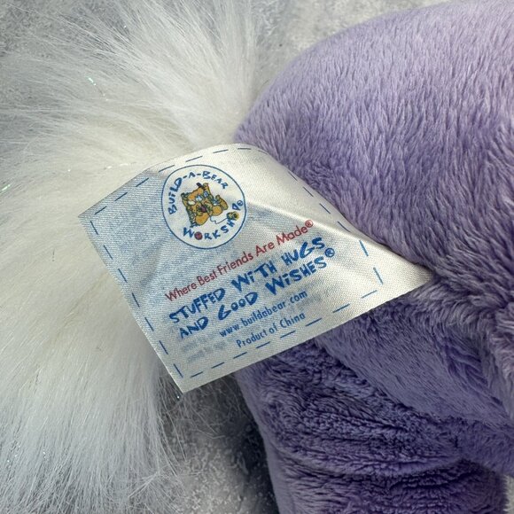 Build a Bear Sparkle Purple Pegasus Horse Princess Outfit Accessory - Picture 9 of 9